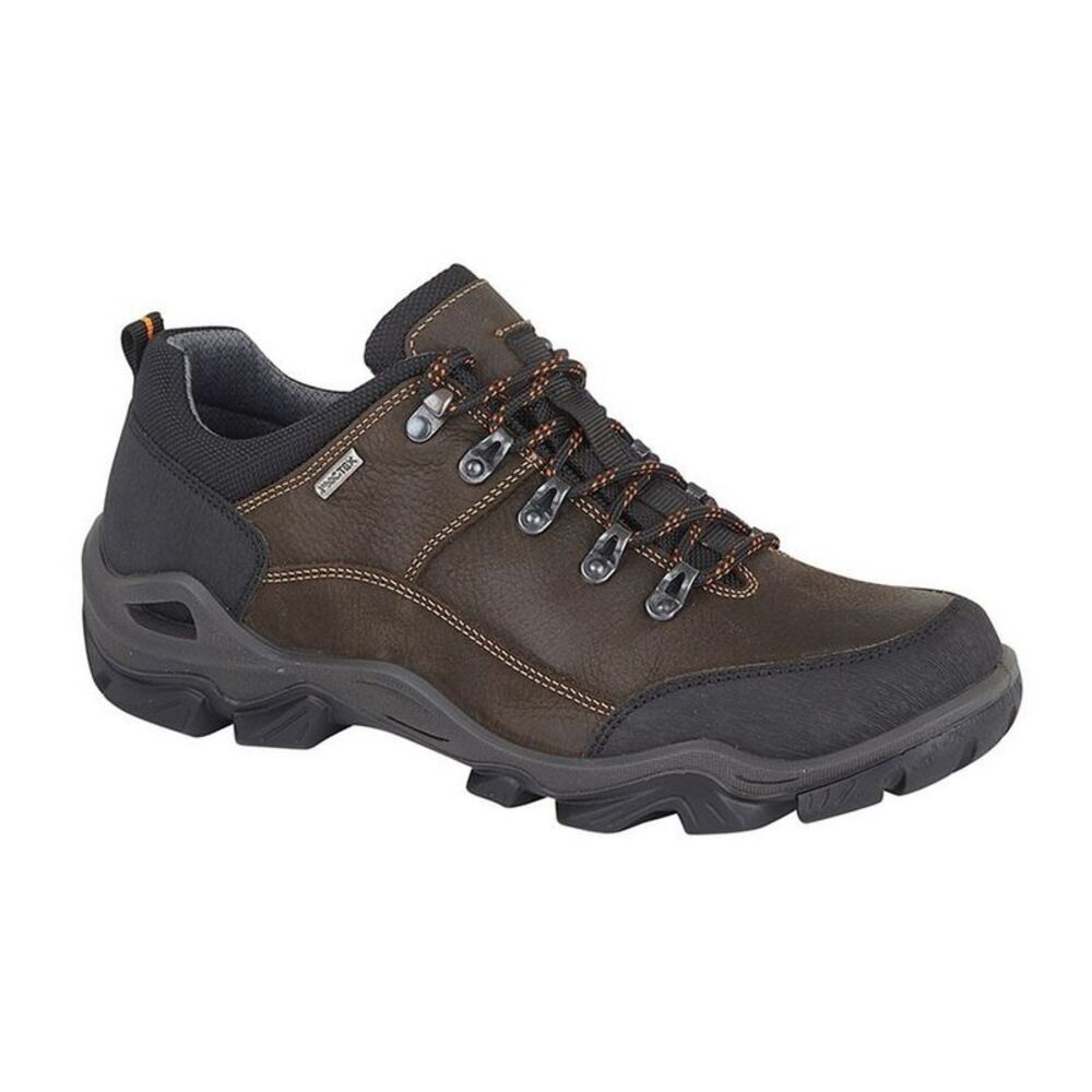 IMAC Mens All Terrain Waterproof Leather Shoes / Dark Brown